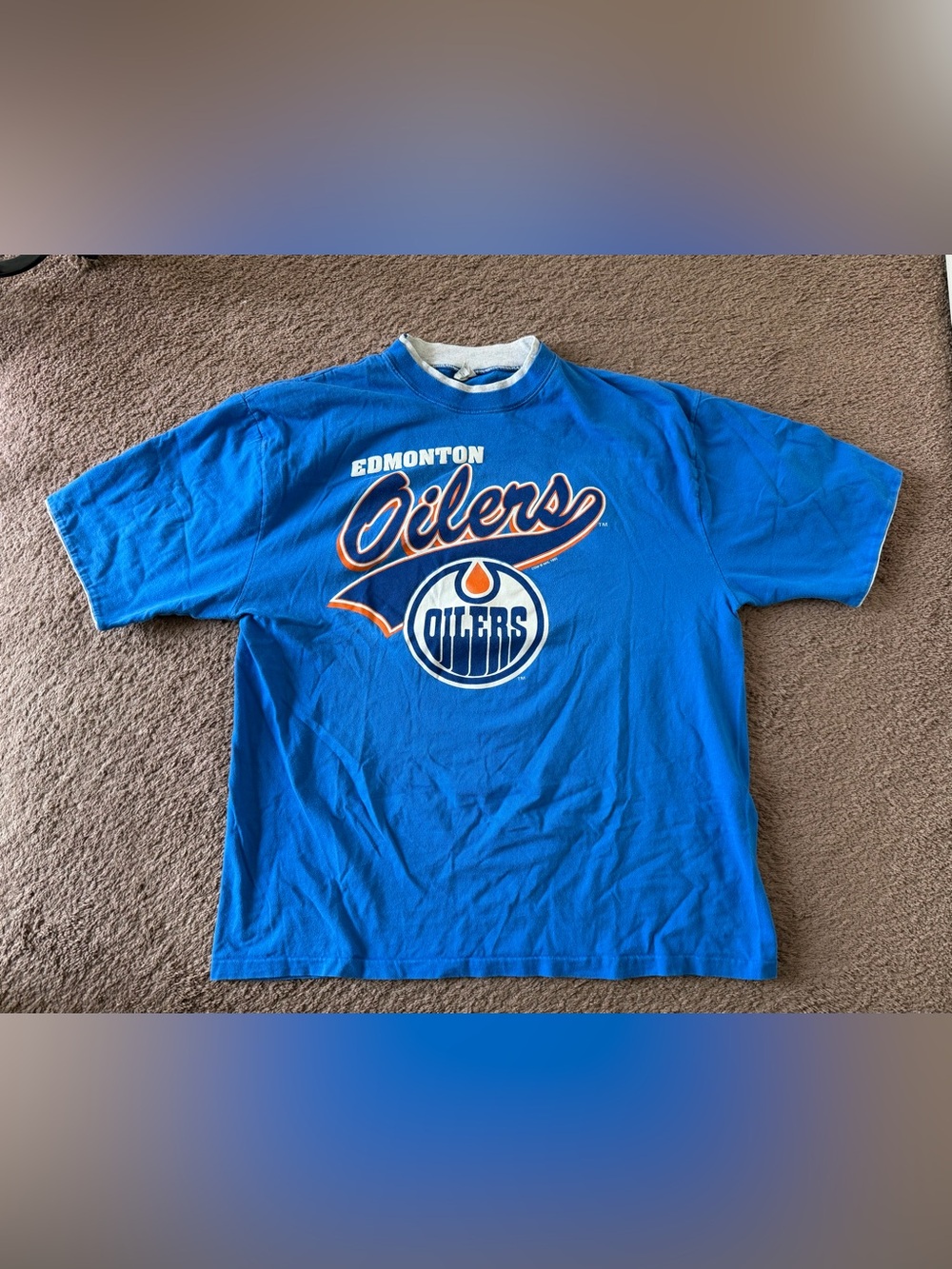 Vintage Edmonton Oilers shirt 1992